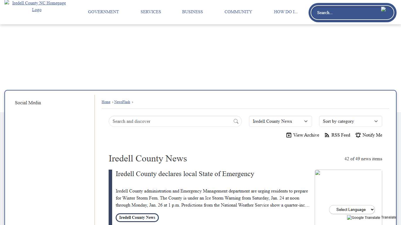 News Flash • Iredell County, NC